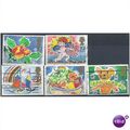 1989 Greetings Set SG1423-1427 Fine/Very Fine Used