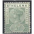 St Helena 1897 SG46 1/2d Green Mounted Mint ..