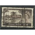 GB 1955 - 58 QE2 H/V 2/6d Brown Castle Wmk 165....