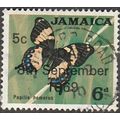 Jamaica. 6d Value. Overprint 5c C-Day 8 Septemb...