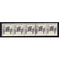 2124 4.9c Buckboard Very Fine MNH Dry Gum PNC 3...