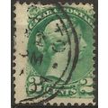 Canada 1873 SG94 2c Deep Green Fine Used .