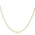16 Inch Gold Twisted Fashion Chain