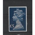 GB.SG1028 £5 Salmon and Chalky Blue.Mounted Min...