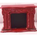 1:12th Doll Dollshouse Large Mahogany Fire Fire...