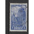 INDIA 1950 4a BRIGHT BLUE BHUVANESVARA SG 333c ...