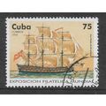 CUBA 1996 SHIP OF THE LINE 75c SAN PEDRO DE ALC...