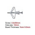 Heavy Duty 10mm Plasterboard Cavity Wall Fixing...