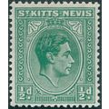 St Kitts-Nevis 1938 ½d green SG68 unused