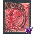 GB stamps 1902-10 KEV11 - 1d SG219 Beckenham 16