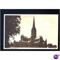 Wiltshire SALISBURY Cathedral Postcard by Harve...