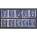 BULK STOCK.3p Ultramarine x 10.Type Unchecked.F...