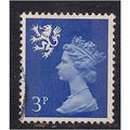 Scotland GB 1971 QE2 3p Ultramarine 2 band SG S...