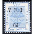 1960 ORANGE FREE STATE Sg109 6d ON 6d BLUE MOUN...