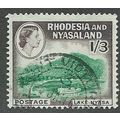 RHO 1959 1/-3d 'LAKE NYASA' FINE USED (EBID45-655)