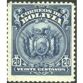 Bolivia 1919 - SG180 - 20c blue - Arms - MH