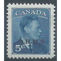 Canada 1949 O176 5c Blue OHMS Service Mounted M...