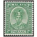 Pahang 1936 SG30 2c Green Mounted Mint . .. .