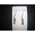 Beautiful small dalmation jasper earring