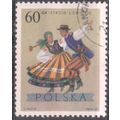 Poland 1969 - 60gr multi - Polish Folk Costumes...