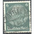 Germany 1934 - 6pf dark green - President Von H...