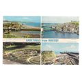 WHITBY, Yorkshire .multi-view .. vintage used p...