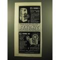 1960 Sekonic 8 Movie Camera and 30C Projector Ad