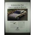 1991 Buick Park Avenue Car Ad - American Beauty