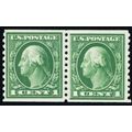 443, Mint VF NH 1¢ Paste Up Pair With PL# 6974 ...