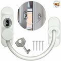 White Window Door Restrictor Safety Locking UPV...