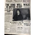 VINTAGE ORIGINAL DAILY MIRROR NEWSPAPER JANUARY...