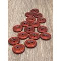 16mm Maroon Polyester Buttons 2 Hole Cardigans ...
