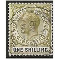 Gibraltar 1932 SG102a 1/- Olive & Black Fine Us...