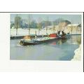 Northamptonshire COSGROVE Canal Boats Postcard ...