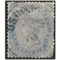India 1900 SG118 2a6p Ultramarine (faded) Good/...