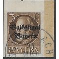 GER (BAVARIA) 1919 3pf 'KING LUDWIG (VOLKSTAAT)...