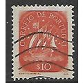 PORTUGAL 1943 CARAVEL 10c BROWN SG 943 FINE USED#2