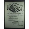 1984 Lands' End Fashion Ad - More than Make a Sale