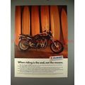 1990 Suzuki VX800 Motorcycle Ad, Riding is the ...