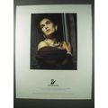 1990 Swarovski Jewelry Ad - Bracelet, Earrings