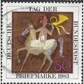 GERMANY, Posthorn on horseback, brown 1983, 80pf
