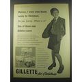 1957 Gillette Razors Ad - Mummy, I know what Da...
