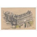 Grosvenor Hotel London Art Postcard