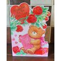 Valentine's Card - Glitter Card - 001