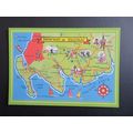 Dumfries & Galloway, Scotland Map Postcard