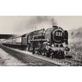 LMS 6170 Train Real Photo Old Postcard