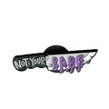 Knife Enamelled NOT YOUR BABE Pin Badge Metal 3...