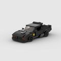 V8 INTERCEPTOR Black on Black Brick Model MOC -...