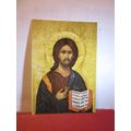 CHRIST PANTOCRATOR, ITALY .. used postcard date...