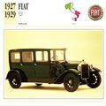 Collectors Club card. Classic Cars. FIAT 520